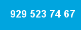 929 523 74 67 929 523 74 67
